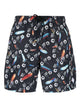 Marcelo Burlon Hawaii Print Swim Shorts