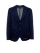 Circolo 1901 Circolo 1901 Navy Single Breasted Cotton Jacket