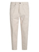 Lardini Off-White Cotton Trousers