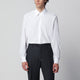Lardini White Cotton Shirt With Fine Stripes
