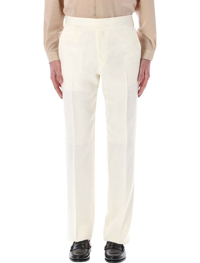 Lardini Lardini Ivory Ecovero Elegant Trousers
