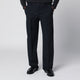 Pt Torino Blue Wool-Blend Trousers