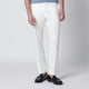 Pt Torino White Slim-Fit Cotton-Blend Trousers
