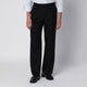 Pt01 Black Cotton Trousers