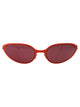 Mykita Burnt Orange Steel Sunglasses
