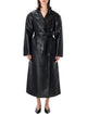The Frankie Shop Tina Faux Leather Trench Coat