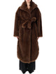 The Frankie Shop The Frankie Shop Ravello Faux Fur Robe Coat