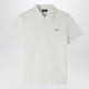 A.p.c. White Short-Sleeved Polo Shirt With Logo Embroidery