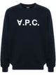 Asics X Apc Navy Blue Cotton Elastane Vpc Sweater