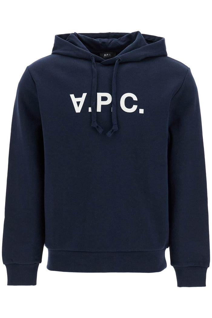 A.p.c. Midnight Blue Cotton Sweatshirt