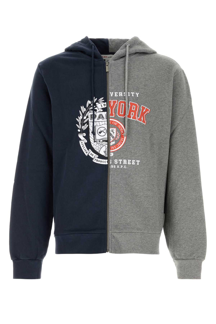 A.p.c. The Split Crest Zip-Up Hoodie Marc Jacobs