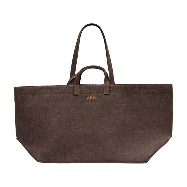 A.p.c. Le Drummer Shopper Bag -  - Cotton - Brown