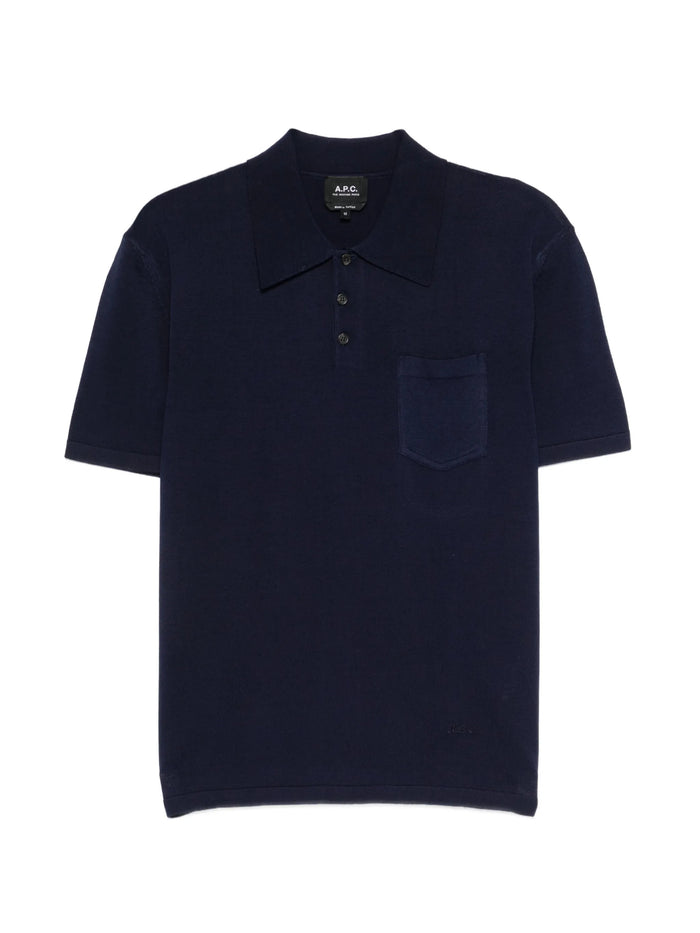 A.p.c. Knitted Polo Shirt