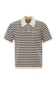 A.p.c. Eliot - Striped Polo Shirt In Cotton And Cashmere Blend