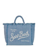 Mc2 Saint Barth Solid Color Linen Colette Bag
