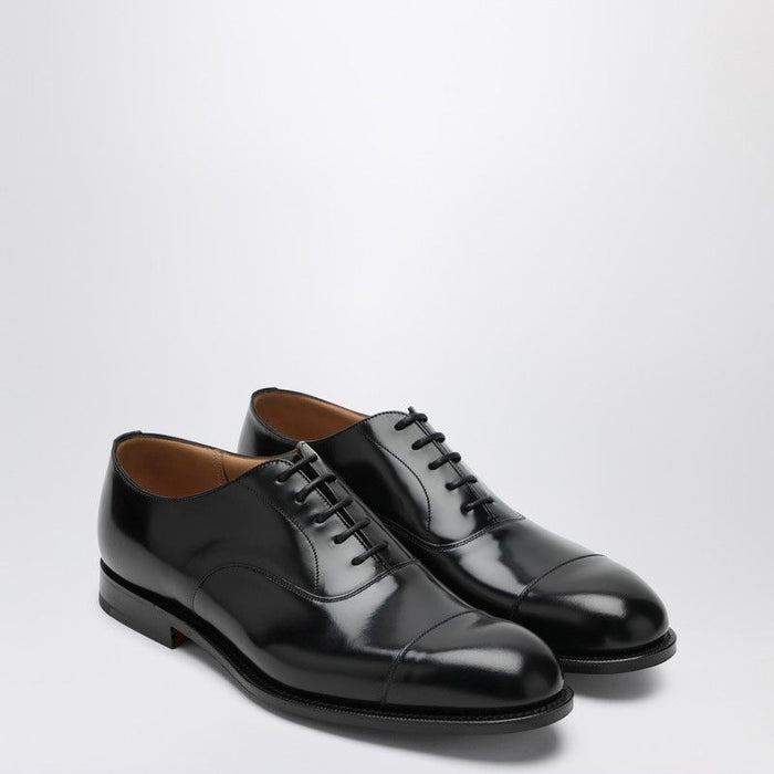 Church's Black Smooth Leather Consul Laceup Shoes