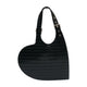 Coperni Croco Belt Heart Shoulder Bag