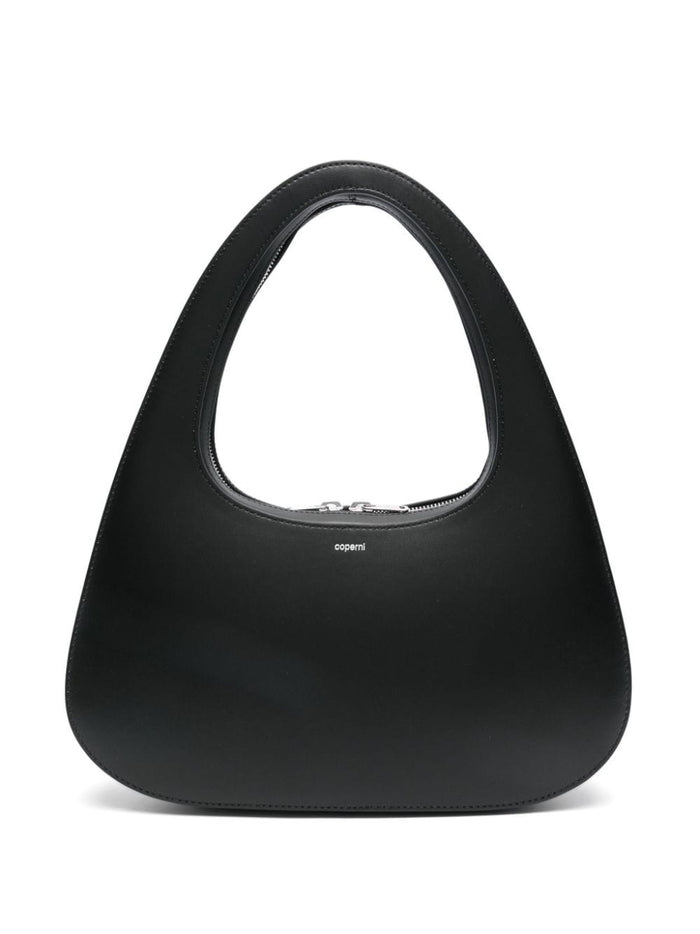Coperni Swipe Baguette Leather Shoulder Bag