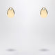 Coperni Gold C Logo Earrings