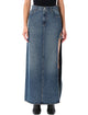 Coperni Coperni Garter Belt Denim Skirt