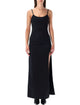 Coperni Black Garter Belt Maxi Dress Coperni