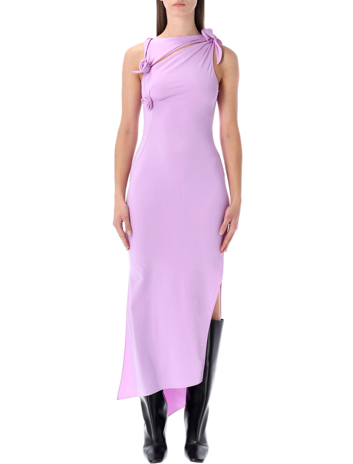 Coperni Coperni Asymmetric Flower Gown