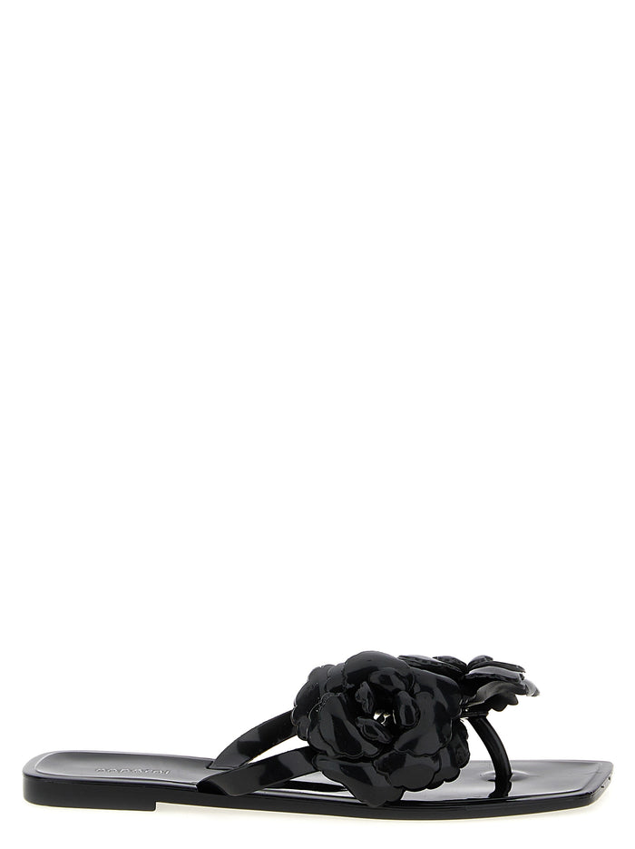 Coperni 'Silicone Flower Flat' Sandals
