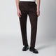 Pt01 Brown Cottonblend Trousers