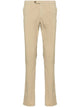 Pt01 Double Dye Stretch Light Popeline Slim Flat Front Pants