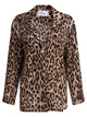 Sleep No More Brown Silk Shirt