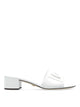 Dolce & Gabbana Heeled Slides Bianco