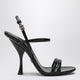 Dolce&Gabbana Black Polished Calf Leather Sandals