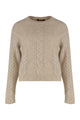 Max Mara Studio Boxy Sweater In Blended Alpaca