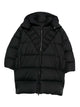Raxxy Black Nylon Coat