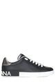 Dolce & Gabbana Portofino Spoiler Leather Low-Top Sneakers