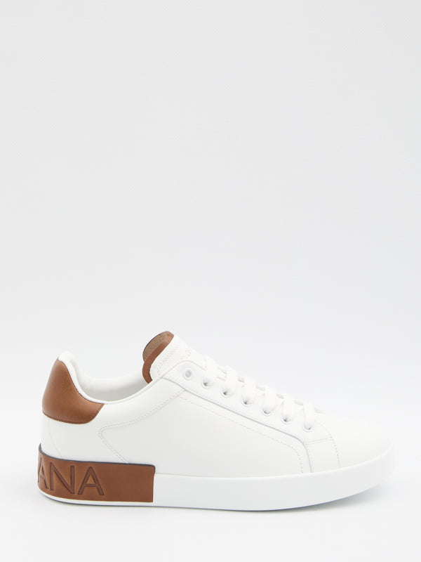 Dolce & Gabbana Portofino Leather Sneakers