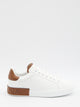 Dolce & Gabbana White Leather Portofino Sneakers