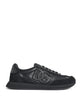 Dolce & Gabbana Cushion Black Leather Sneakers