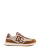 Dolce & Gabbana Dg Cushion Canvas And Suede Sneakers
