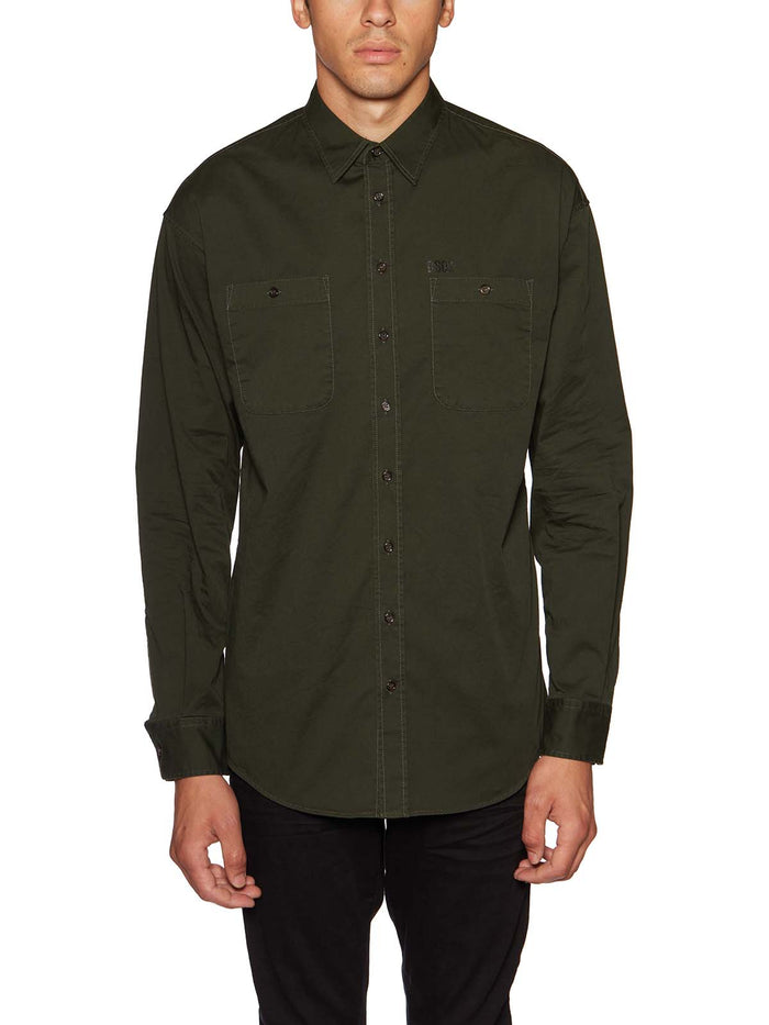 Dsquared2 Logo Print Cotton Shirt