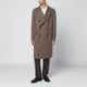 Tagliatore Taupe Doublebreasted Woolblend Coat