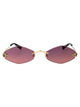 Cartier Sunglasses  Ct0433s 004 Gold Gold Violet 55/20/145