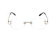 Cartier Eyeglasses  Ct0564o 001 Gold Gold Transparent 55/18/140