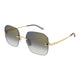 Cartier Sunglasses  Ct0591s 001 Gold Gold Grey 55/19/140