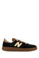 New Balance Black Leather And Suede T500 Sneakers