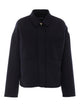 Fabiana Filippi Blue Jacket With Frontal Zip Closure