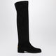 Dolce&Gabbana High Suede Boot Black