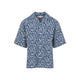 Marni Blue Ss Cotton Shirt
