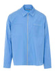 Marni Light Blue Shirt With Zip Closure