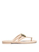 Dolce & Gabbana Beige Dg Flip Flops